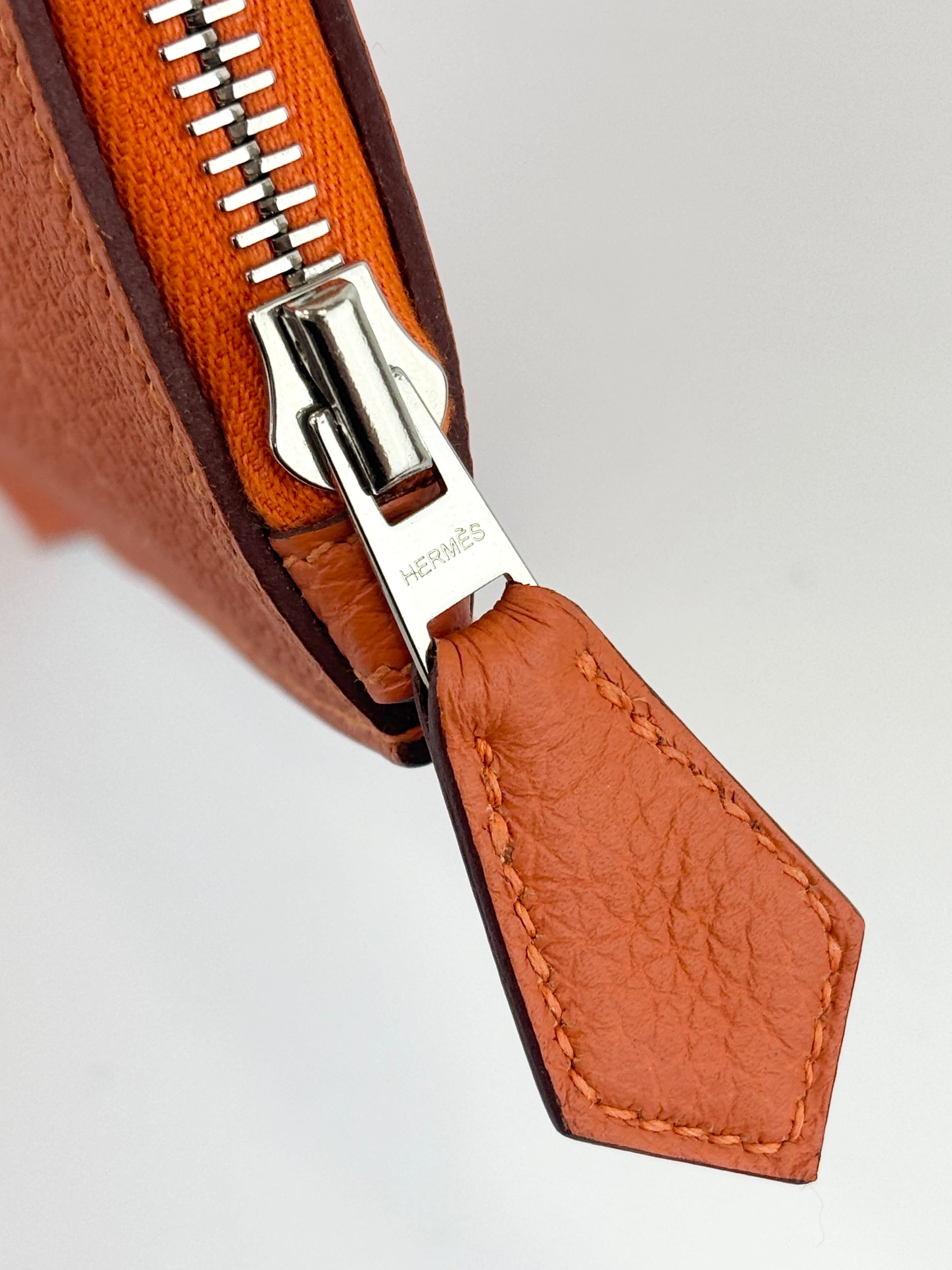 Pochette Bazar Medium MM Orange H Togo Leather PHW