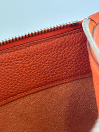 Pochette Bazar Medium MM Orange H Togo Leather PHW