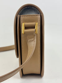 Medium Solferino Satchel Box Leather Tan