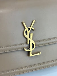 Medium Solferino Satchel Box Leather Tan