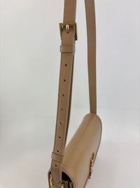 Medium Solferino Satchel Box Leather Tan