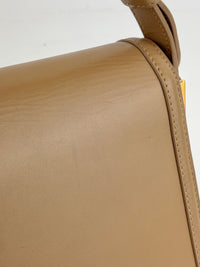 Medium Solferino Satchel Box Leather Tan