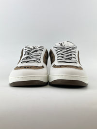 1ABF4L Rivoli Sneakers White with Vintage Monogram Size 9