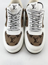1ABF4L Rivoli Sneakers White with Vintage Monogram Size 9