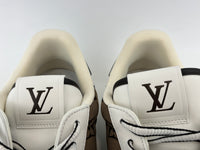 1ABF4L Rivoli Sneakers White with Vintage Monogram Size 9