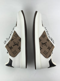 1ABF4L Rivoli Sneakers White with Vintage Monogram Size 9