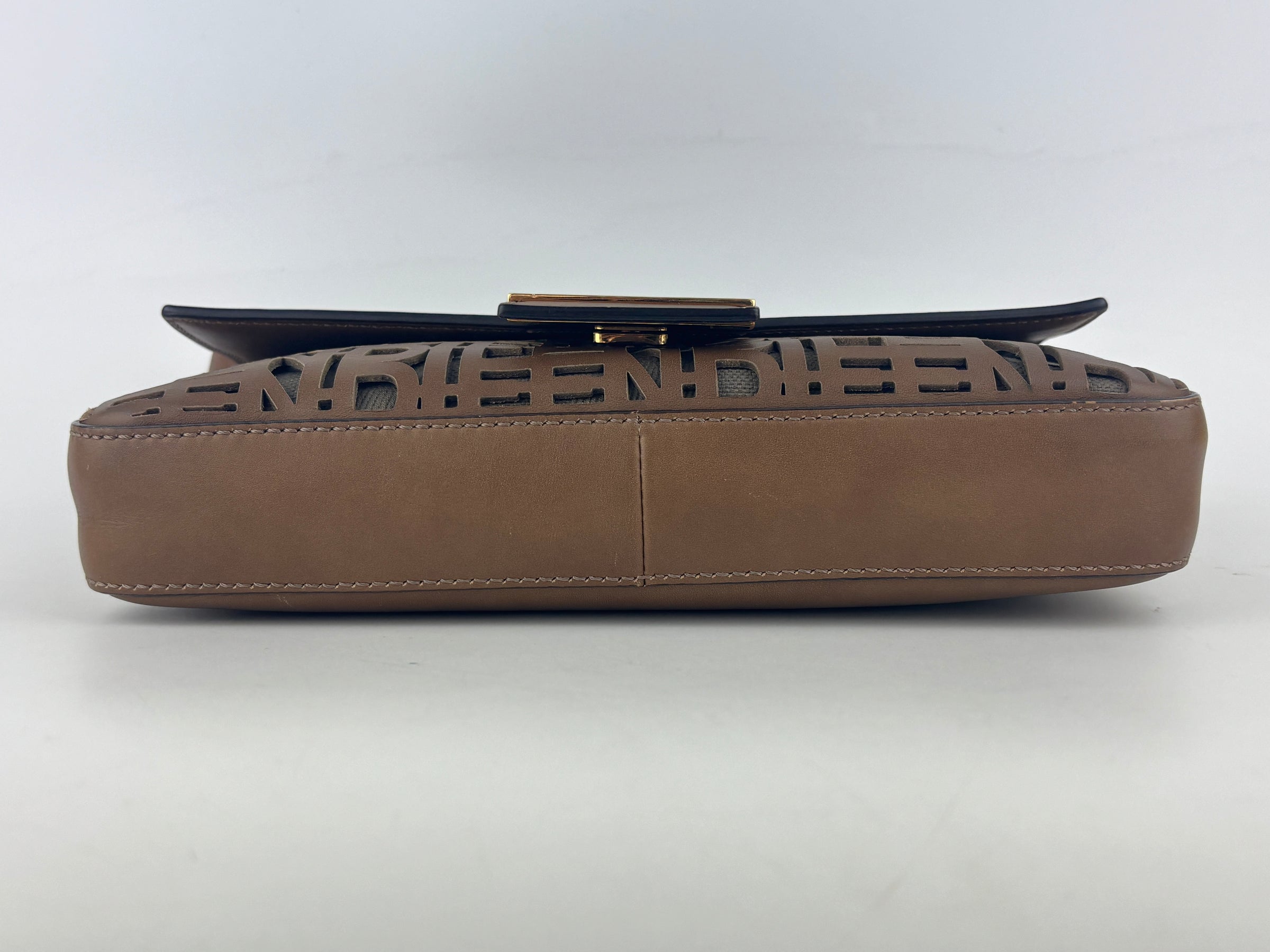SS2020 Men’s Laser Cut FF Baguette Belt / Crossbody Bag