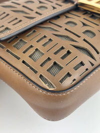 SS2020 Men’s Laser Cut FF Baguette Belt / Crossbody Bag