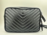 Lou Camera Bag in Quilted Black Leather GHW
