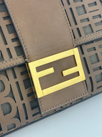 SS2020 Men’s Laser Cut FF Baguette Belt / Crossbody Bag