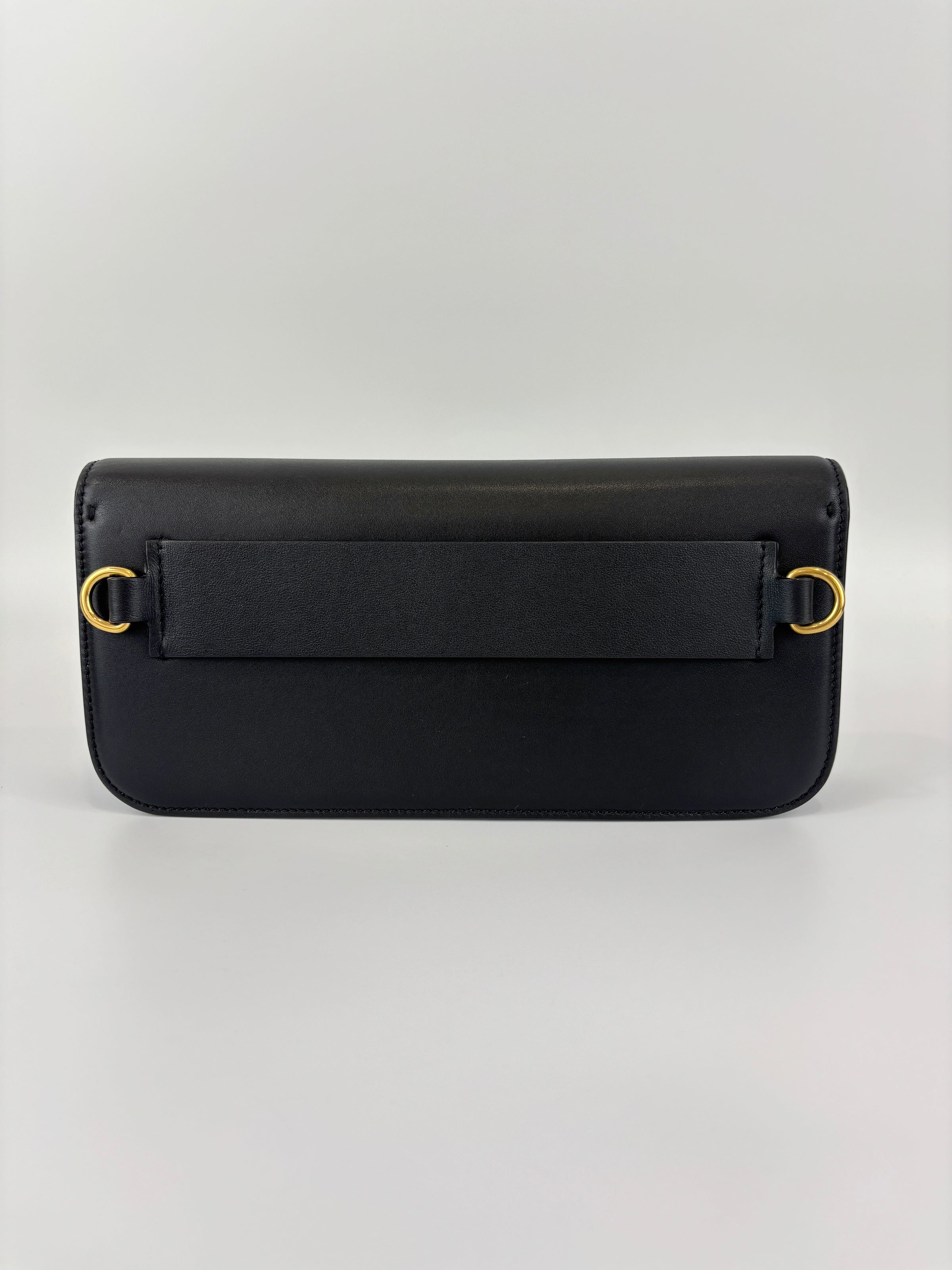Loco Crossbody Bag in Black Calfskin
