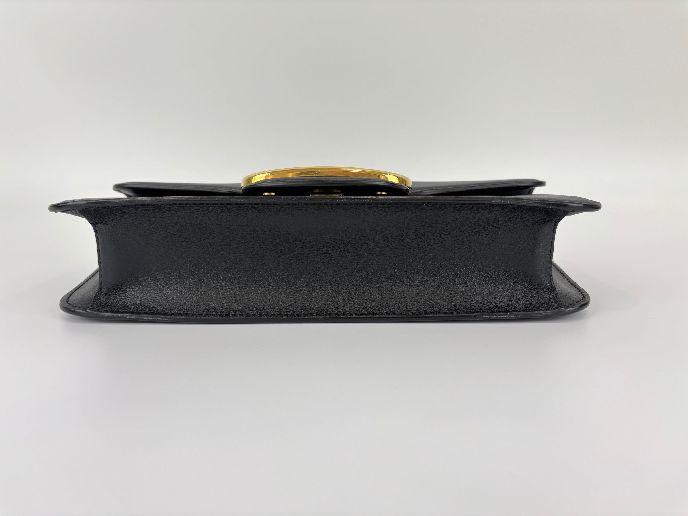 Loco Crossbody Bag in Black Calfskin