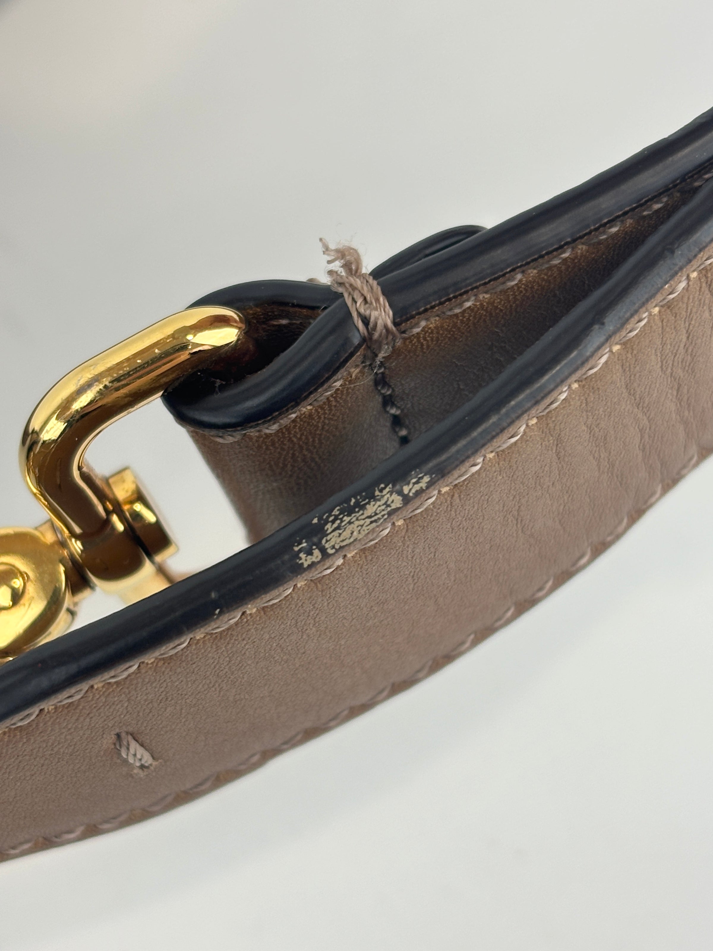 SS2020 Men’s Laser Cut FF Baguette Belt / Crossbody Bag