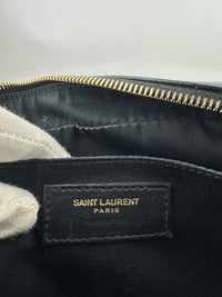 Lou Camera Bag in Quilted Black Leather GHW