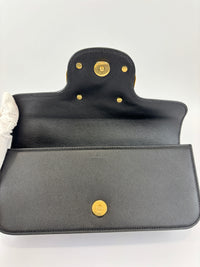 Loco Crossbody Bag in Black Calfskin