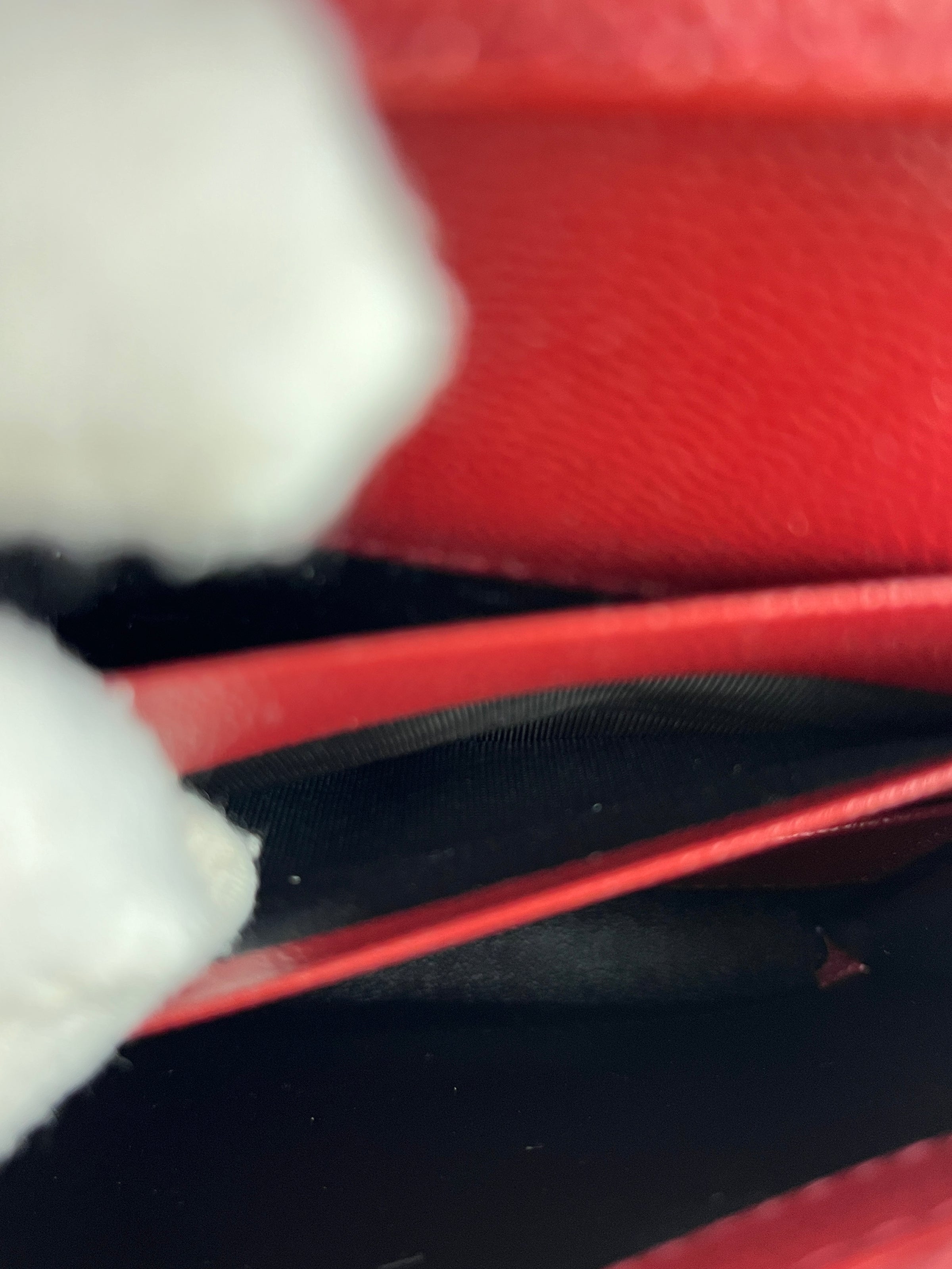 Cassandre Envelope Chain Wallet in Red GHW WOC in Red