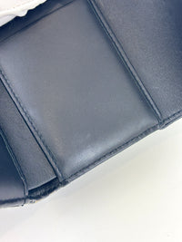 Saddle Lotus Wallet Blue Dior Oblique Jacquard