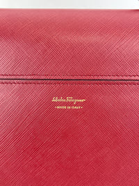 Seila Top Handle Bag Dark Red