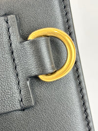 Loco Crossbody Bag in Black Calfskin