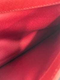 Seila Top Handle Bag Dark Red