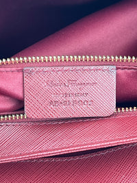 Seila Top Handle Bag Dark Red