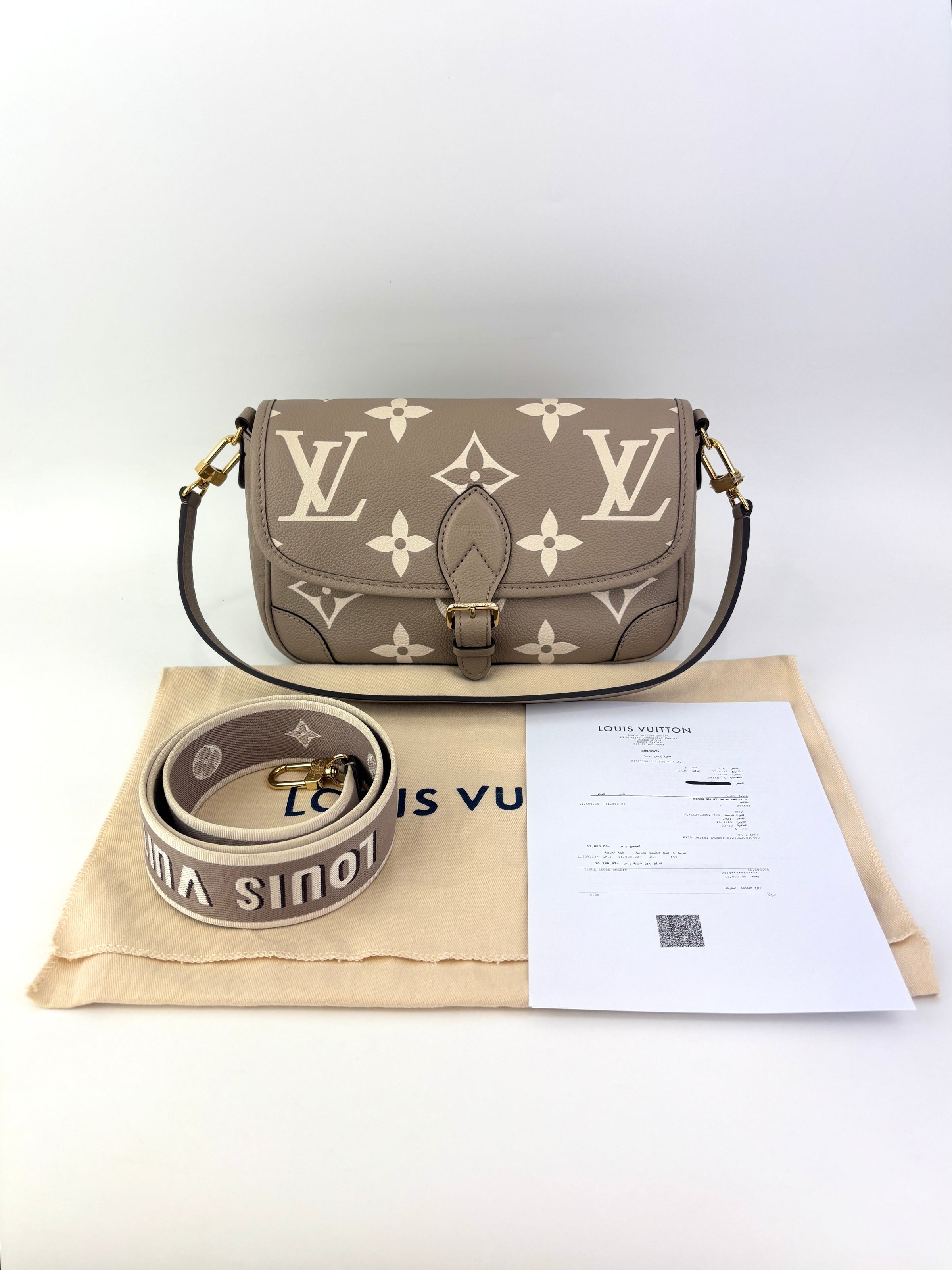 Diane Empreinte Tourterelle Beige & Cream (RFID)