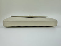 Classic Cassandre Grain De Poudre Leather Blanc Vintage Chain Wallet