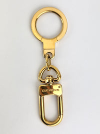 Gold Tone Anneau Cles Mousqueton Key Ring