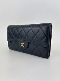Classic Flap Long Wallet Lambskin GHW