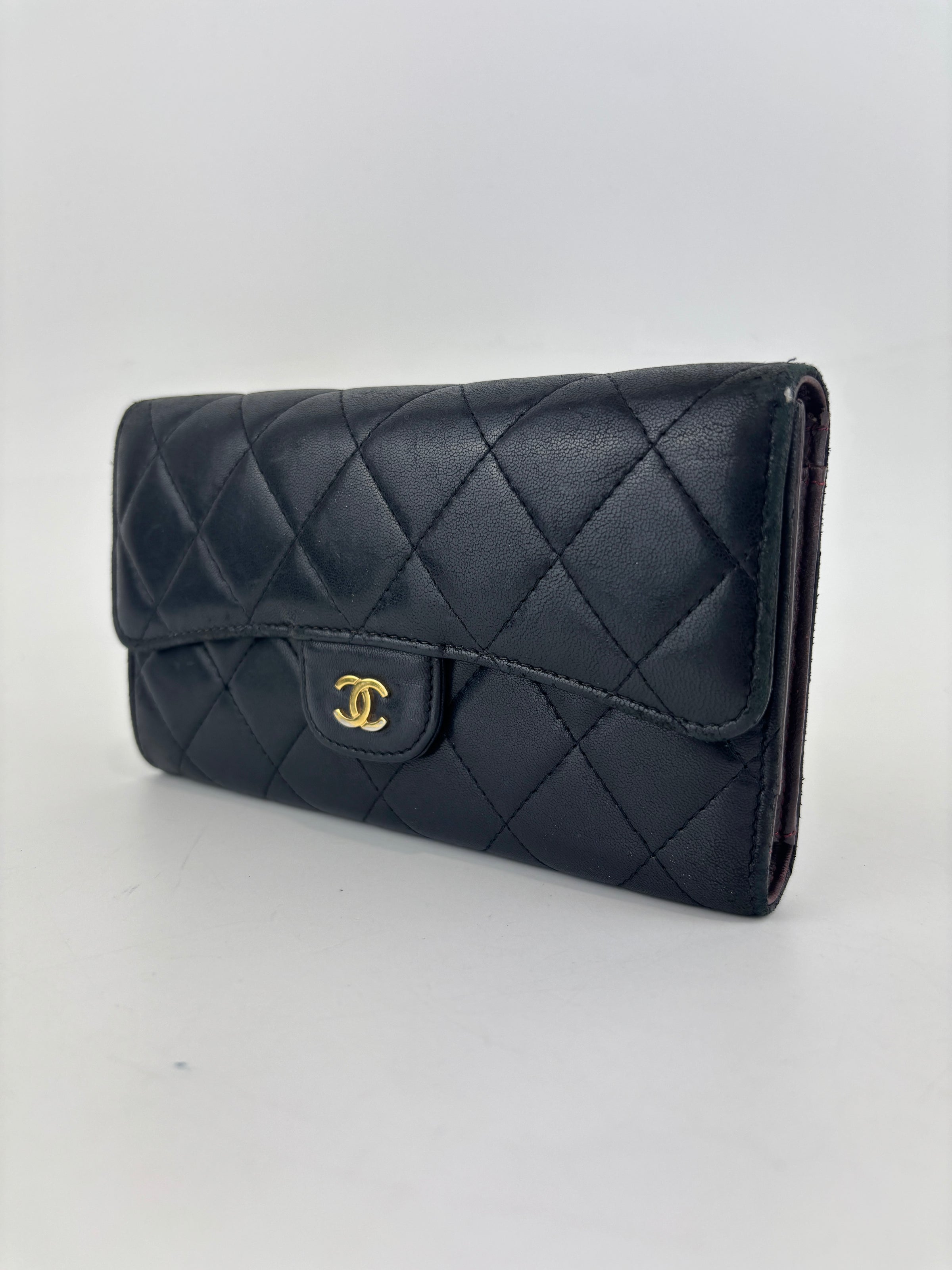 Classic Flap Long Wallet Lambskin GHW