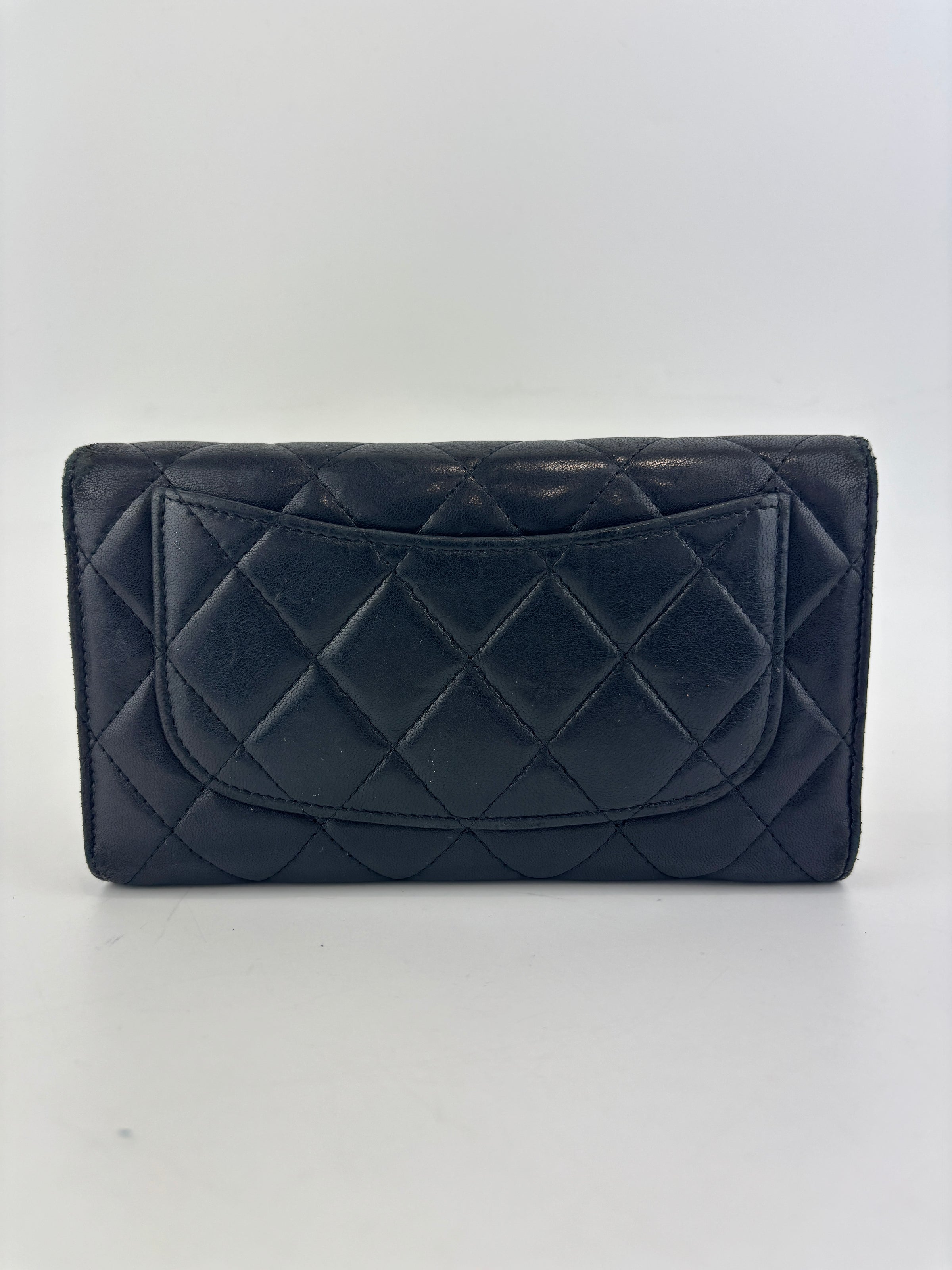 Classic Flap Long Wallet Lambskin GHW