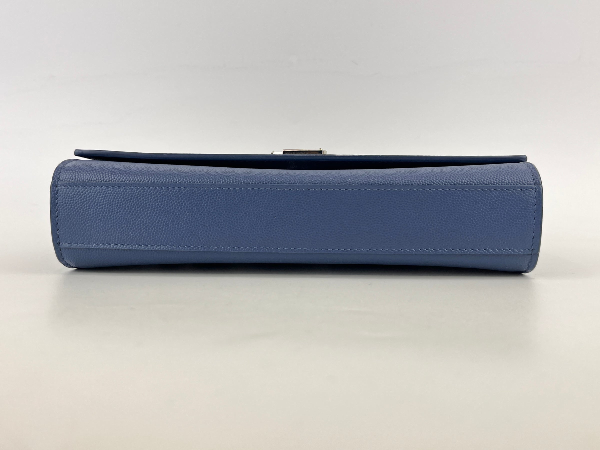 Blue 364021 Kate Medium in Grain De Poudre Embossed Leather