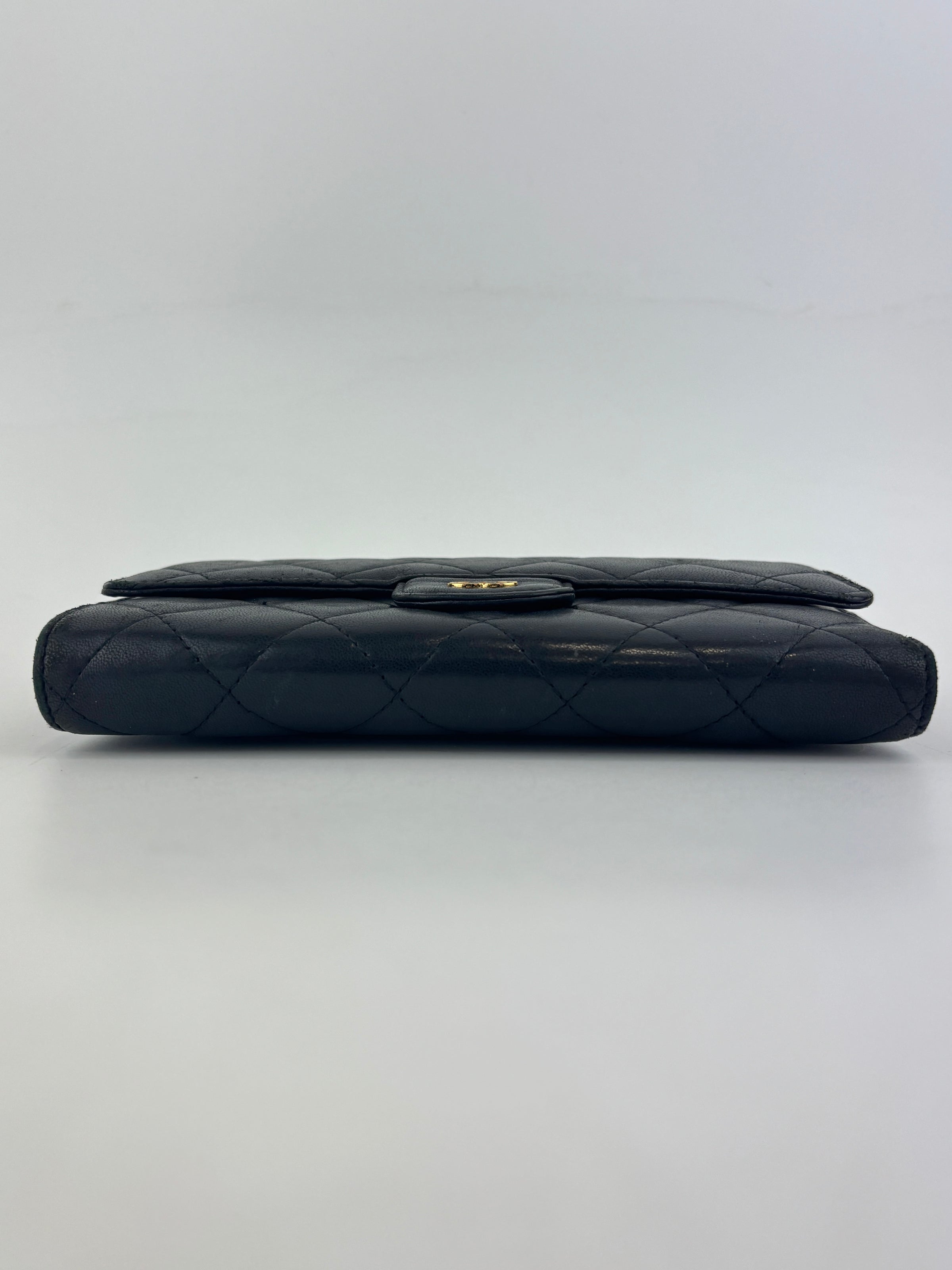 Classic Flap Long Wallet Lambskin GHW