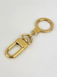 Gold Tone Anneau Cles Mousqueton Key Ring