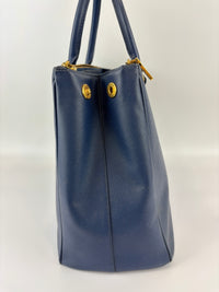 BN1786 Saffiano Lux Tote Large Navy