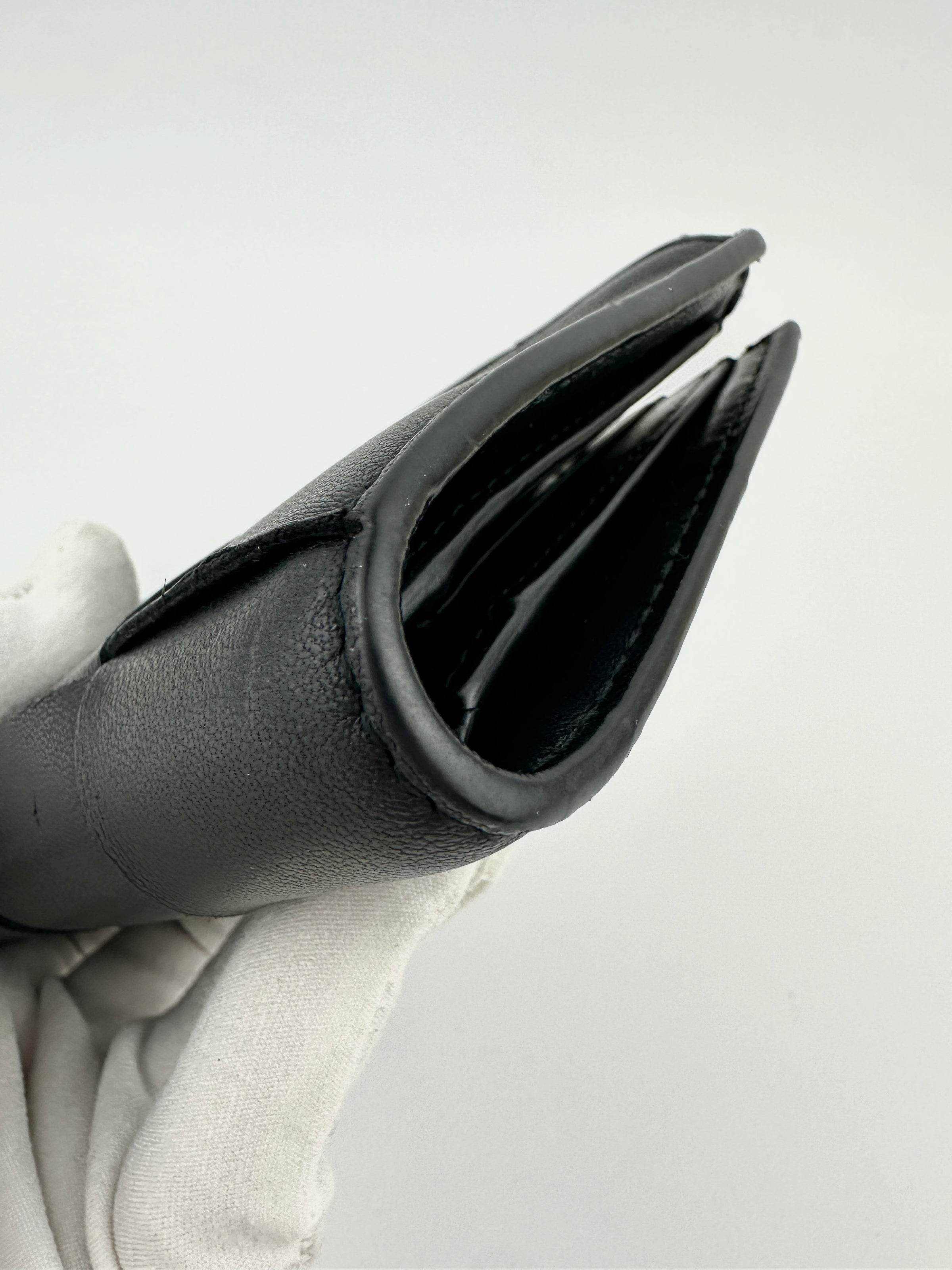 Medium Cassette Bi-Fold Wallet Black