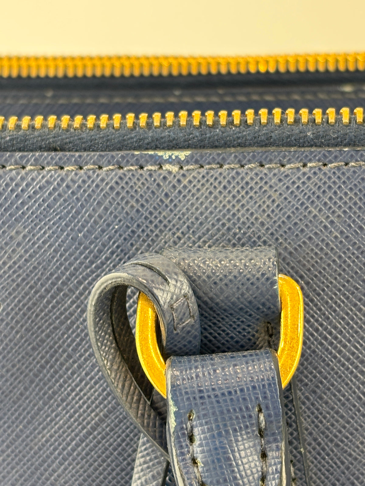 BN1786 Saffiano Lux Tote Large Navy