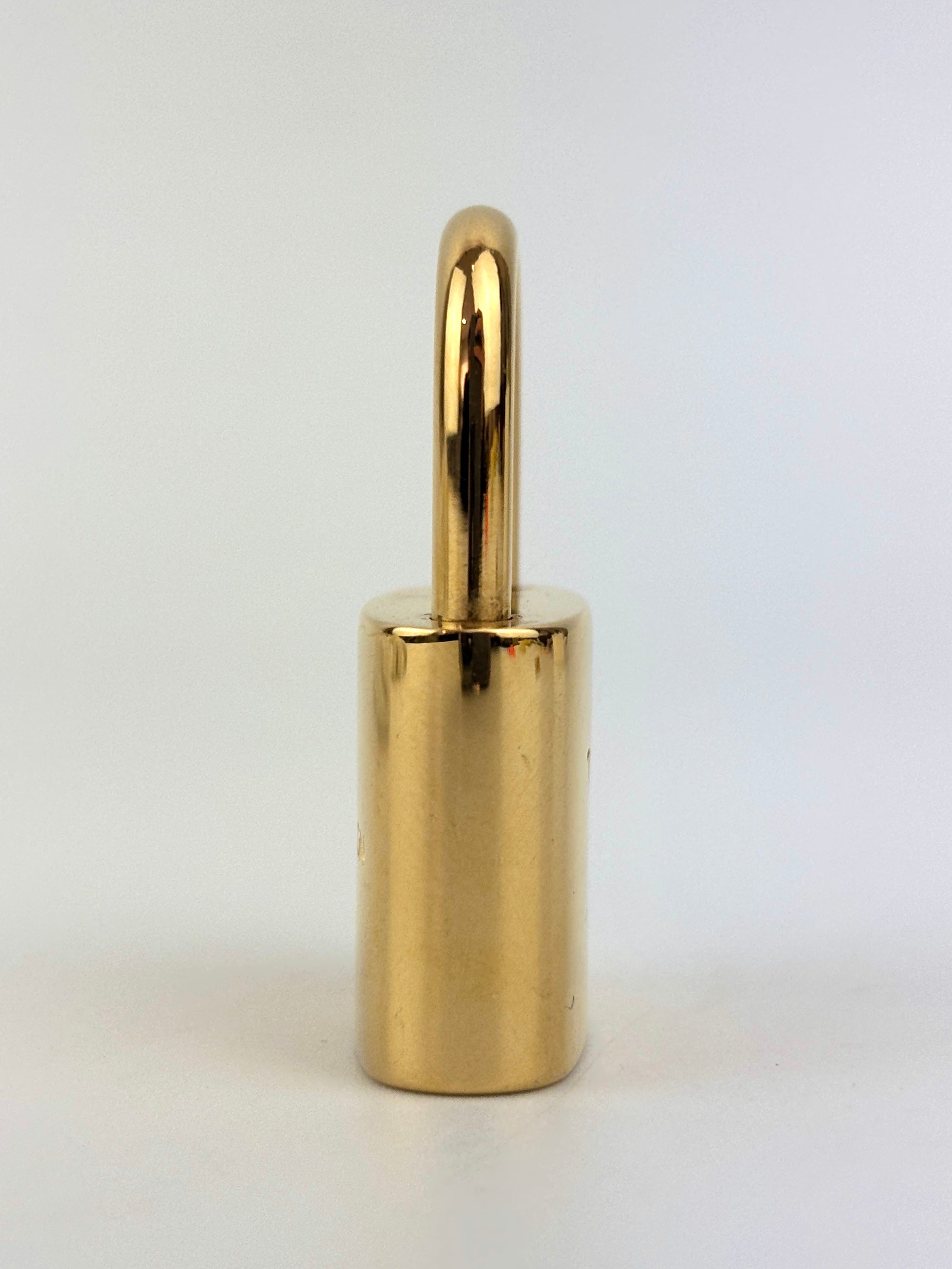 Gold Tone Padlock & Keys #301