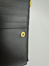 Medium Cassette Bi-Fold Wallet Black