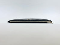 504922 Black Matelasse Quilted Monogram Bill Pouch