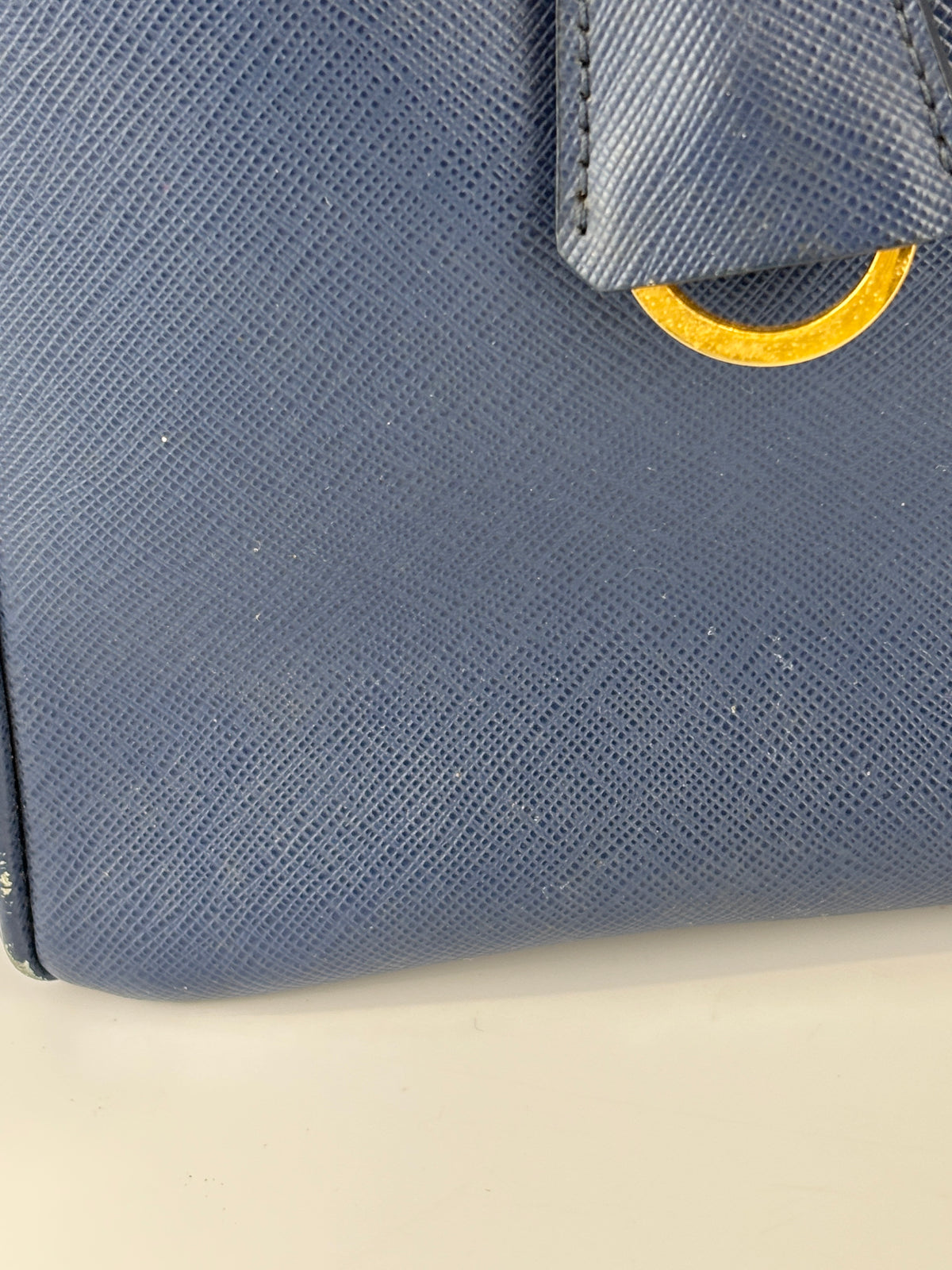 BN1786 Saffiano Lux Tote Large Navy