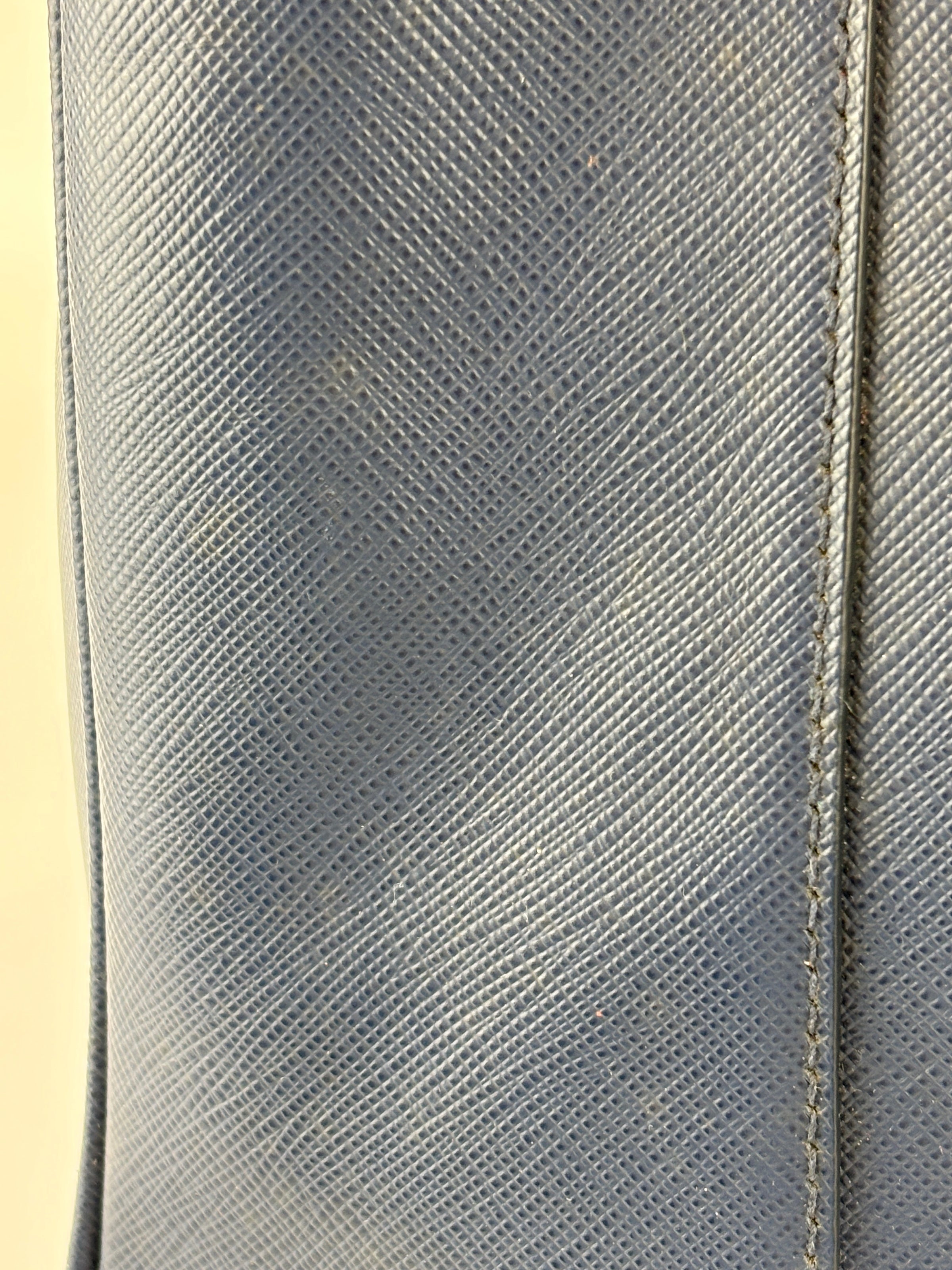 BN1786 Saffiano Lux Tote Large Navy