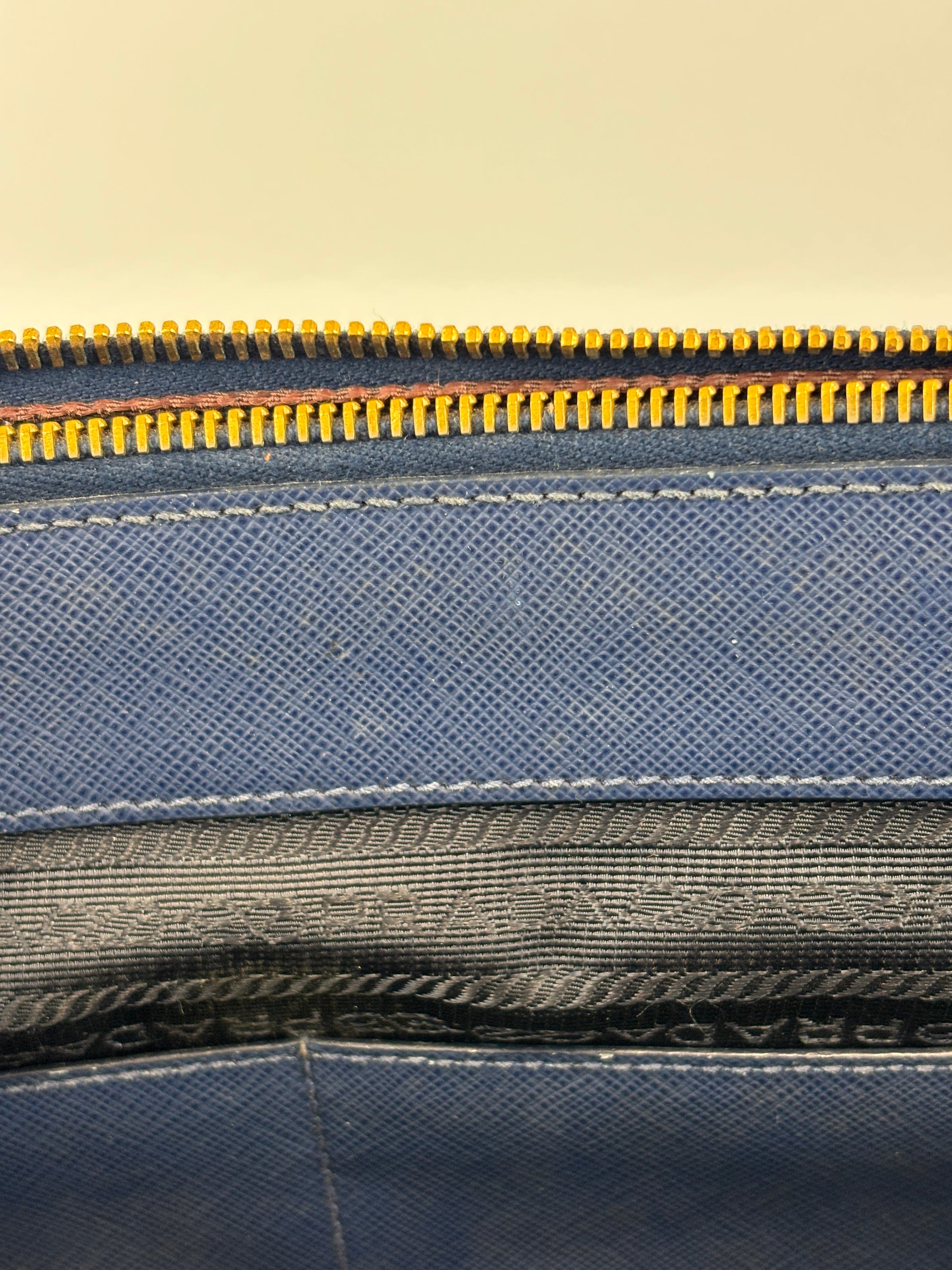 BN1786 Saffiano Lux Tote Large Navy
