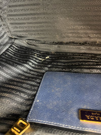 BN1786 Saffiano Lux Tote Large Navy