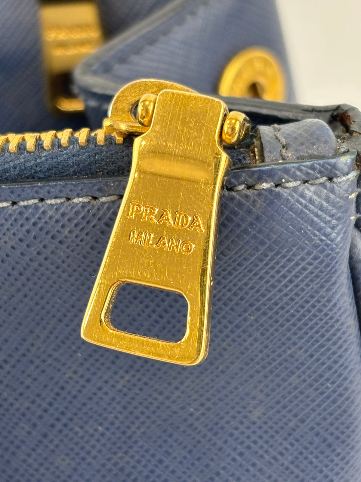 BN1786 Saffiano Lux Tote Large Navy