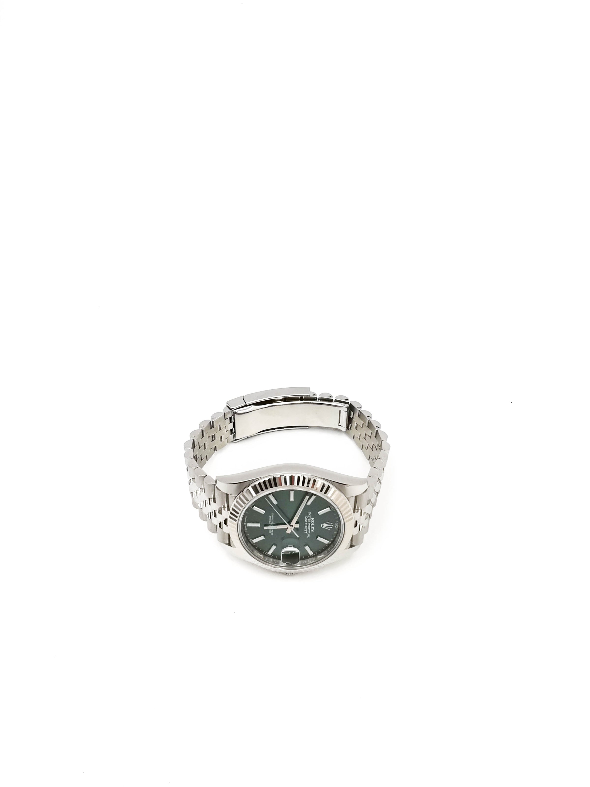 Datejust 41 Mint Green Index Jubilee