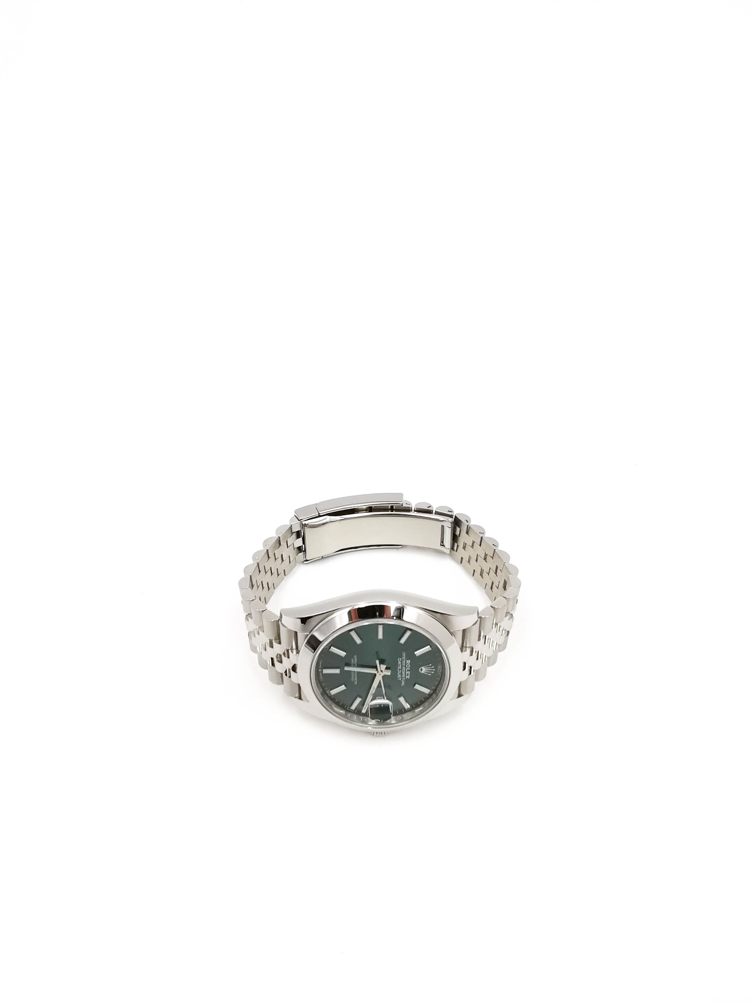 Datejust 41 Mint Green Index Oyster