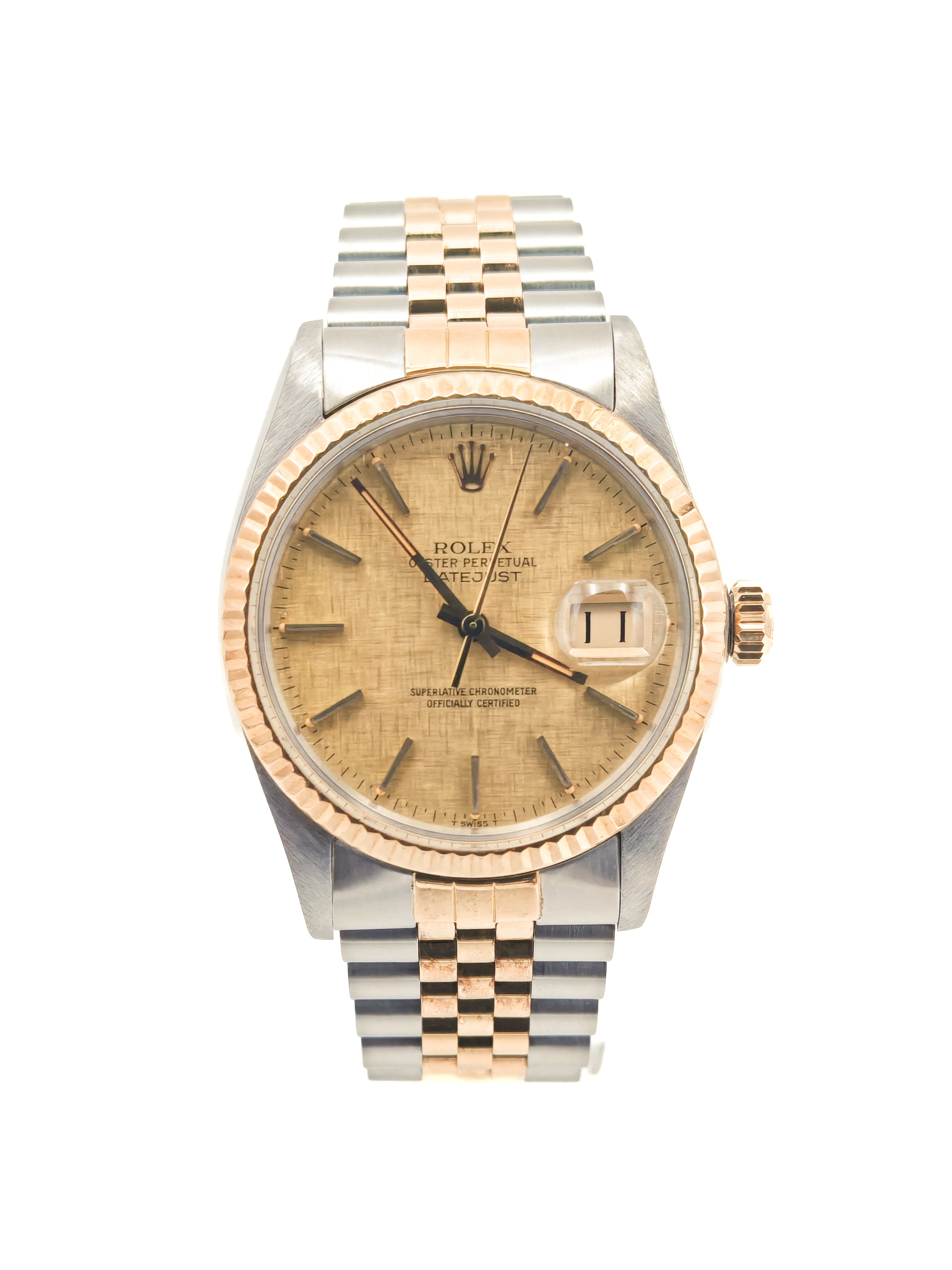 Datejust 36 Champagne Linen Jubilee