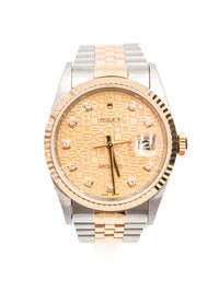 Datejust 36 Champagne Computer Diamond Jubilee
