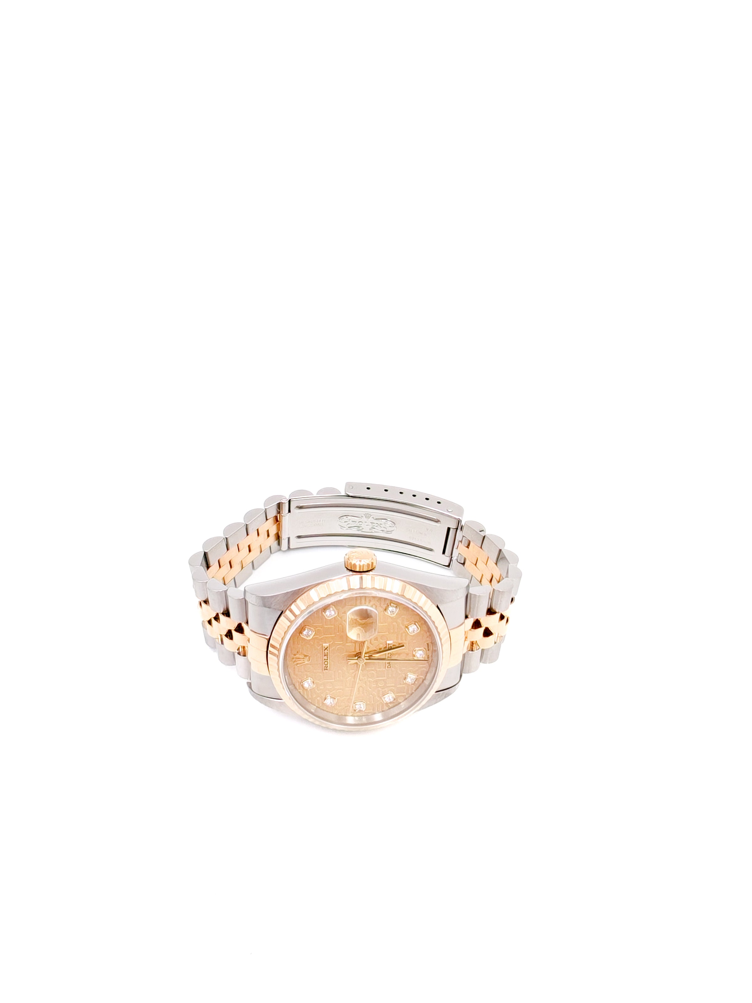 Datejust 36 Champagne Computer Diamond Jubilee